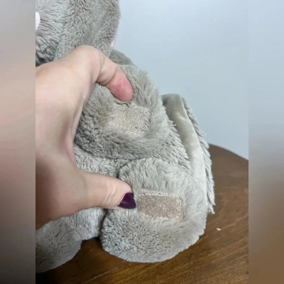 Pottery Barn Kids PBK Plush Tan and Pink Bunny Rabbit and Blanket Set - Picture 16 of 16